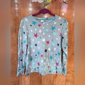 SECRET TREASURES MEDIUM 8-10 PAJAMA TOP STAR PRINT